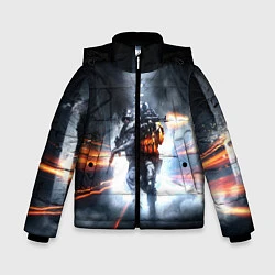 Куртка зимняя для мальчика Battlefield Hardline, цвет: 3D-красный