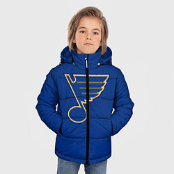 Куртка зимняя для мальчика St Louis Blues: Tarasenko 91, цвет: 3D-светло-серый — фото 2