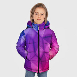 Куртка зимняя для мальчика Абстракция, цвет: 3D-красный — фото 2