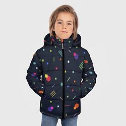 Куртка зимняя для мальчика Clublife Geometry, цвет: 3D-красный — фото 2