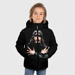 Куртка зимняя для мальчика Фредди Меркьюри, цвет: 3D-черный — фото 2