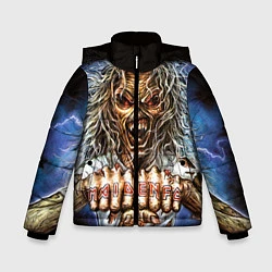 Куртка зимняя для мальчика Iron Maiden: Maidenfc, цвет: 3D-черный