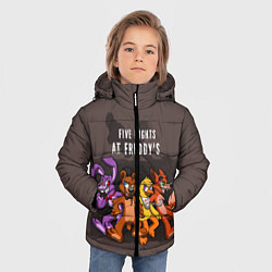Куртка зимняя для мальчика Five Nights At Freddy's, цвет: 3D-светло-серый — фото 2