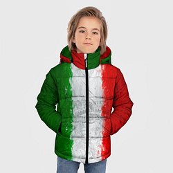 Куртка зимняя для мальчика Italian, цвет: 3D-черный — фото 2