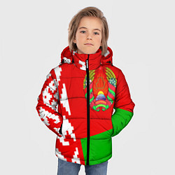 Куртка зимняя для мальчика Патриот Беларуси, цвет: 3D-светло-серый — фото 2