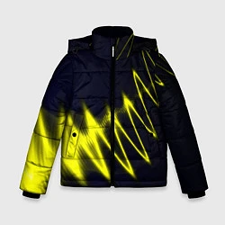 Куртка зимняя для мальчика Молния, цвет: 3D-светло-серый