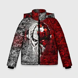 Куртка зимняя для мальчика Pirate Station: Flowers, цвет: 3D-красный