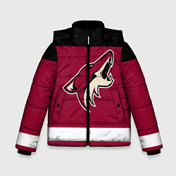 Куртка зимняя для мальчика Arizona Coyotes, цвет: 3D-красный