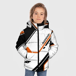 Куртка зимняя для мальчика CS:GO Asiimov P250 Style, цвет: 3D-светло-серый — фото 2