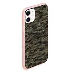 Чехол iPhone 11 матовый Камуфляж рыбака, цвет: 3D-светло-розовый — фото 2
