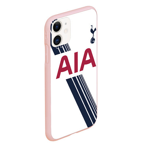 Чехол iPhone 11 матовый Tottenham Hotspur: AIA / 3D-Светло-розовый – фото 2