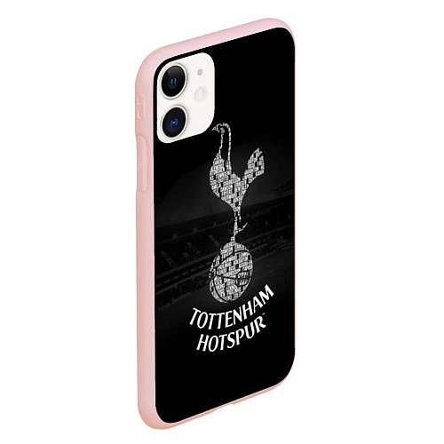 Чехол iPhone 11 матовый Tottenham Hotspur / 3D-Светло-розовый – фото 2