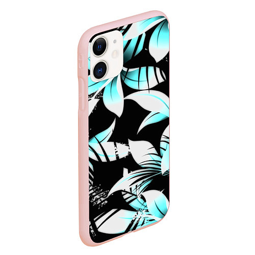 Чехол iPhone 11 матовый Tropica / 3D-Светло-розовый – фото 2