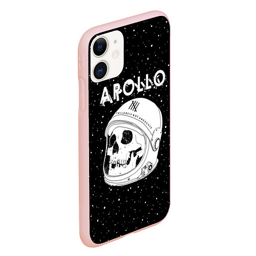 Чехол iPhone 11 матовый Apollo / 3D-Светло-розовый – фото 2