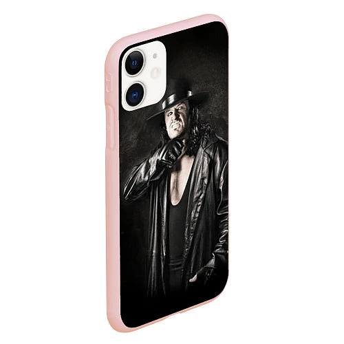 Чехол iPhone 11 матовый Гробовщик 2 / 3D-Светло-розовый – фото 2