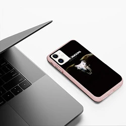 Чехол iPhone 11 матовый Imagine Dragons: Radioactive, цвет: 3D-светло-розовый — фото 2