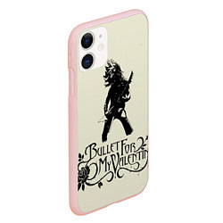 Чехол iPhone 11 матовый BFMV: Only metal, цвет: 3D-светло-розовый — фото 2