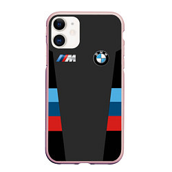 Чехол iPhone 11 матовый BMW 2018 Sport, цвет: 3D-светло-розовый