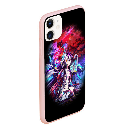 Чехол iPhone 11 матовый No Game No Life Zero / 3D-Светло-розовый – фото 2