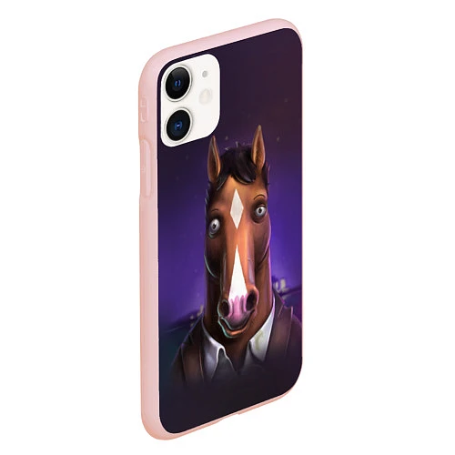 Чехол iPhone 11 матовый BoJack / 3D-Светло-розовый – фото 2