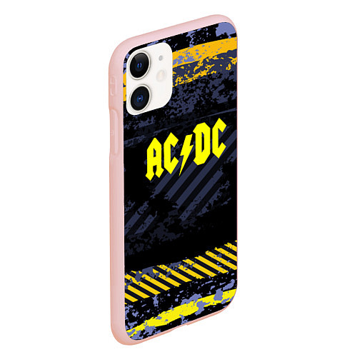 Чехол iPhone 11 матовый AC/DC: Danger Style / 3D-Светло-розовый – фото 2