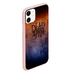 Чехол iPhone 11 матовый Dead by April, цвет: 3D-светло-розовый — фото 2