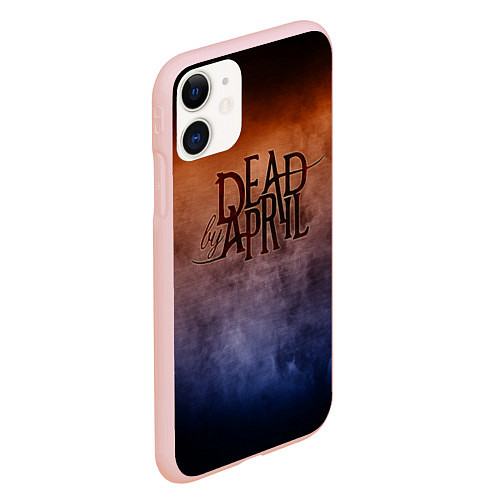 Чехол iPhone 11 матовый Dead by April / 3D-Светло-розовый – фото 2