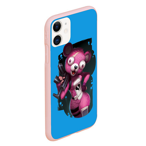 Чехол iPhone 11 матовый Cuddle Team Leader / 3D-Светло-розовый – фото 2