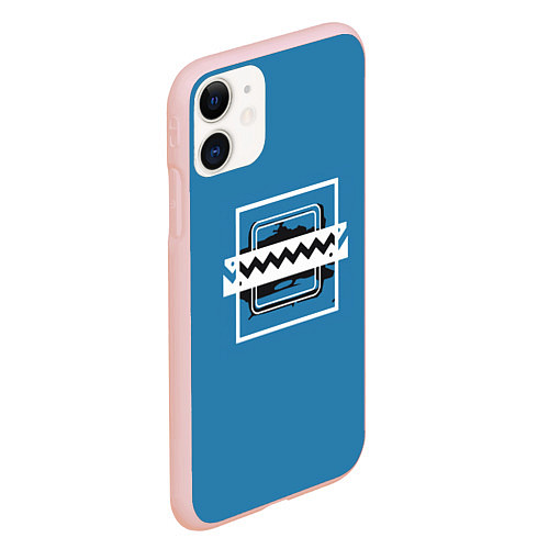 Чехол iPhone 11 матовый R6S: Frost / 3D-Светло-розовый – фото 2