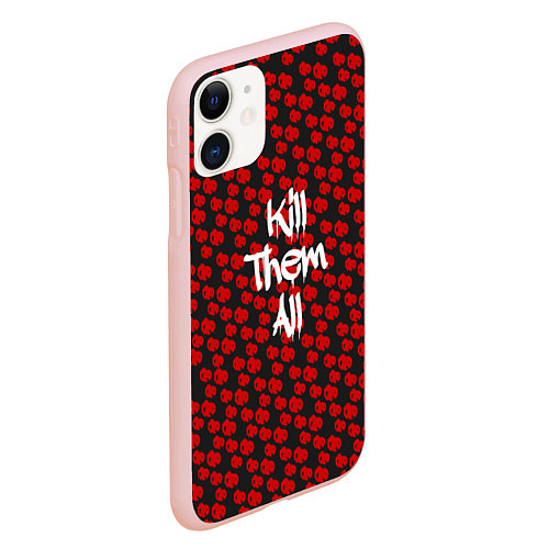 Чехол iPhone 11 матовый R6S: Kill Them All / 3D-Светло-розовый – фото 2