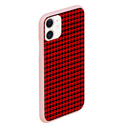 Чехол iPhone 11 матовый Off-White: Red Fashion, цвет: 3D-светло-розовый — фото 2