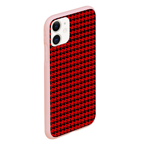 Чехол iPhone 11 матовый Off-White: Red Fashion / 3D-Светло-розовый – фото 2