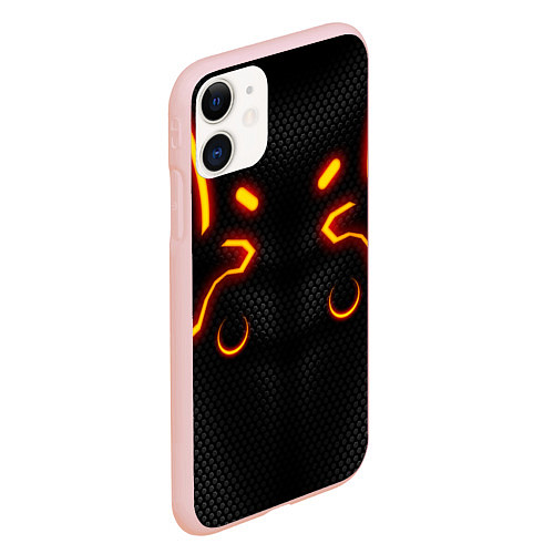 Чехол iPhone 11 матовый Fortnite Omega / 3D-Светло-розовый – фото 2