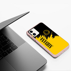 Чехол iPhone 11 матовый NIRVANA, цвет: 3D-светло-розовый — фото 2