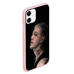 Чехол iPhone 11 матовый Lil Peep: Dark Angel, цвет: 3D-светло-розовый — фото 2