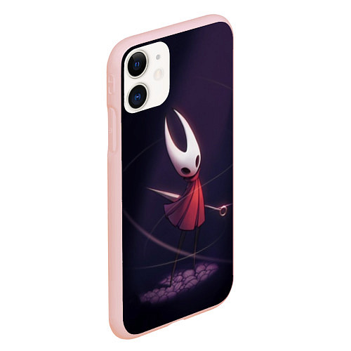 Чехол iPhone 11 матовый Hollow Knight / 3D-Светло-розовый – фото 2