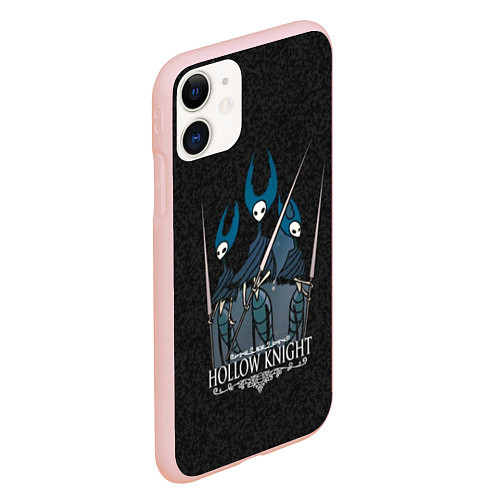 Чехол iPhone 11 матовый Hollow Knight / 3D-Светло-розовый – фото 2
