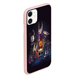 Чехол iPhone 11 матовый Hollow Knight, цвет: 3D-светло-розовый — фото 2