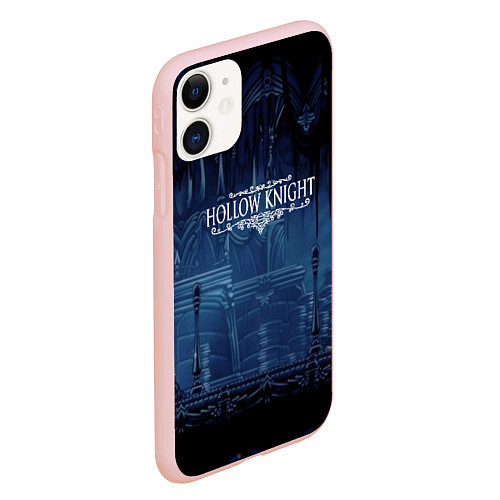 Чехол iPhone 11 матовый Hollow Knight: Darkness / 3D-Светло-розовый – фото 2