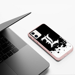 Чехол iPhone 11 матовый Денёв Эл, цвет: 3D-светло-розовый — фото 2