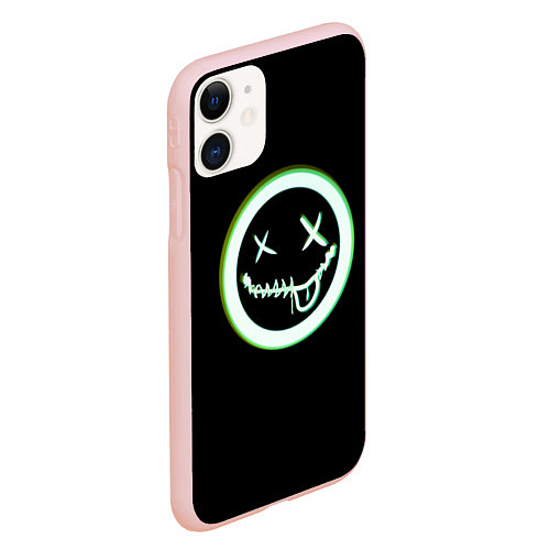 Чехол iPhone 11 матовый SMLМОД / 3D-Светло-розовый – фото 2