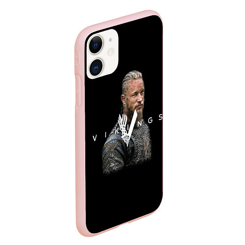 Чехол iPhone 11 матовый Vikings / 3D-Светло-розовый – фото 2