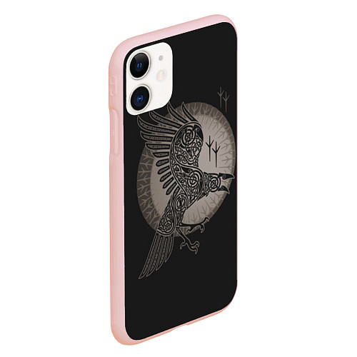 Чехол iPhone 11 матовый Vikings / 3D-Светло-розовый – фото 2