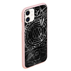 Чехол iPhone 11 матовый Vikings, цвет: 3D-светло-розовый — фото 2