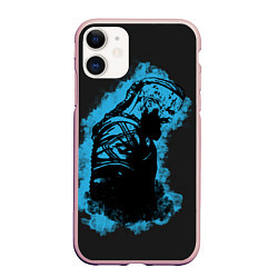 Чехол iPhone 11 матовый Vikings, цвет: 3D-светло-розовый