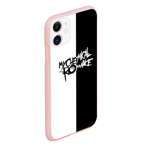Чехол iPhone 11 матовый My Chemical Romance / 3D-Светло-розовый – фото 2