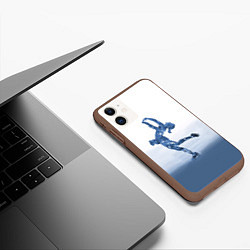 Чехол iPhone 11 матовый Фигурное катание, цвет: 3D-коричневый — фото 2