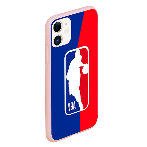 Чехол iPhone 11 матовый NBA Kobe Bryant / 3D-Светло-розовый – фото 2