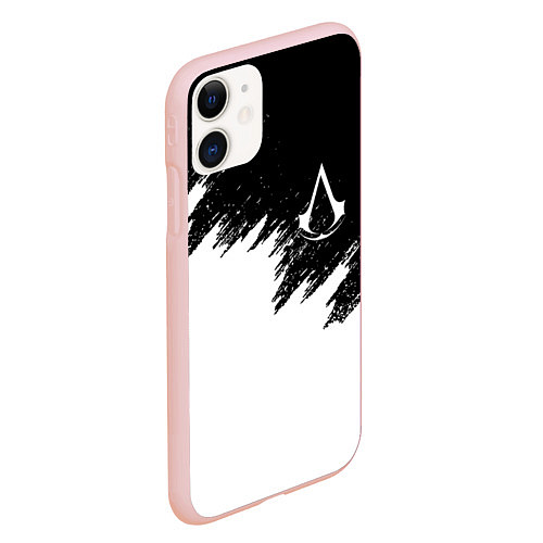 Чехол iPhone 11 матовый ASSASSINS CREED / 3D-Светло-розовый – фото 2