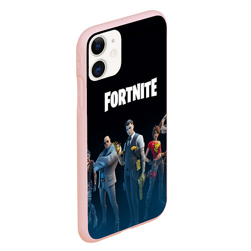 Чехол iPhone 11 матовый FORTNITE 2 СЕЗОН ГЛАВА 2 / 3D-Светло-розовый – фото 2